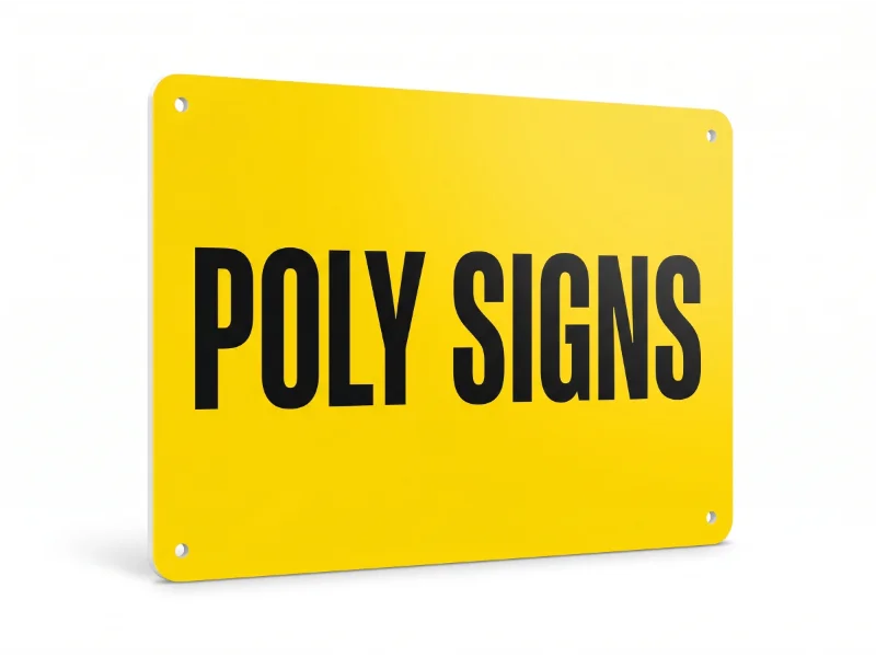 Plastic Signs
