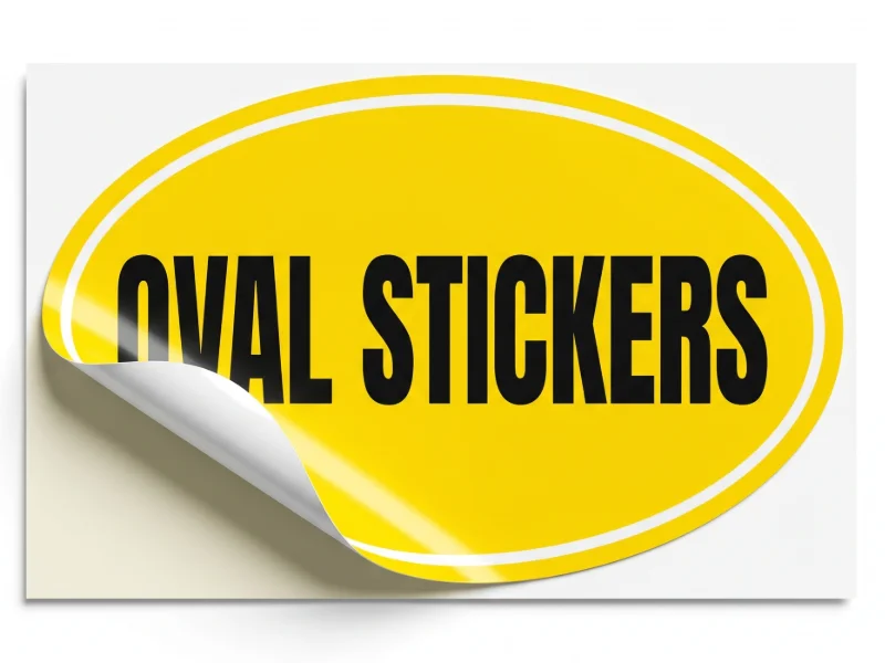 Oval Stickers