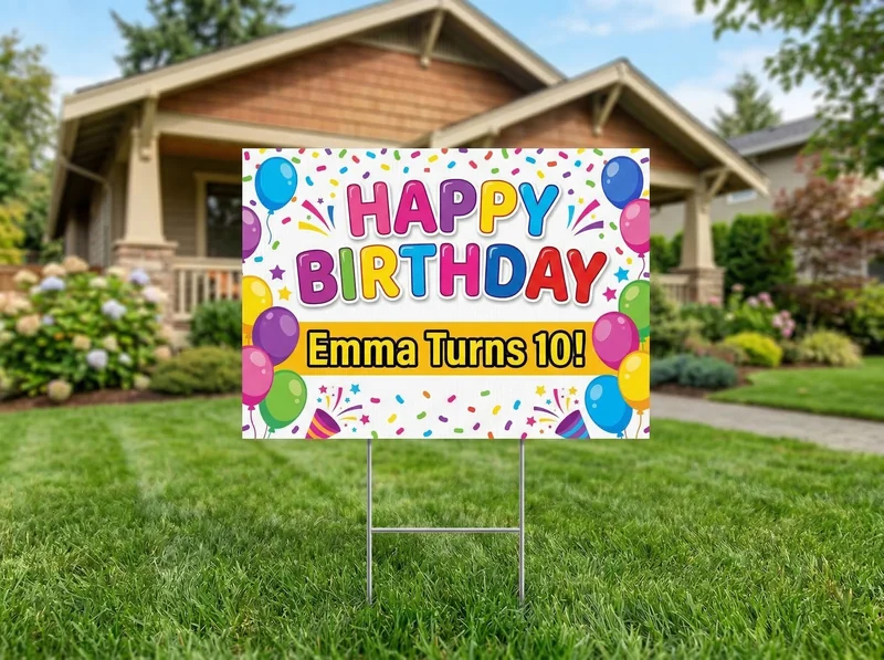 Yard Signs (One Side)
