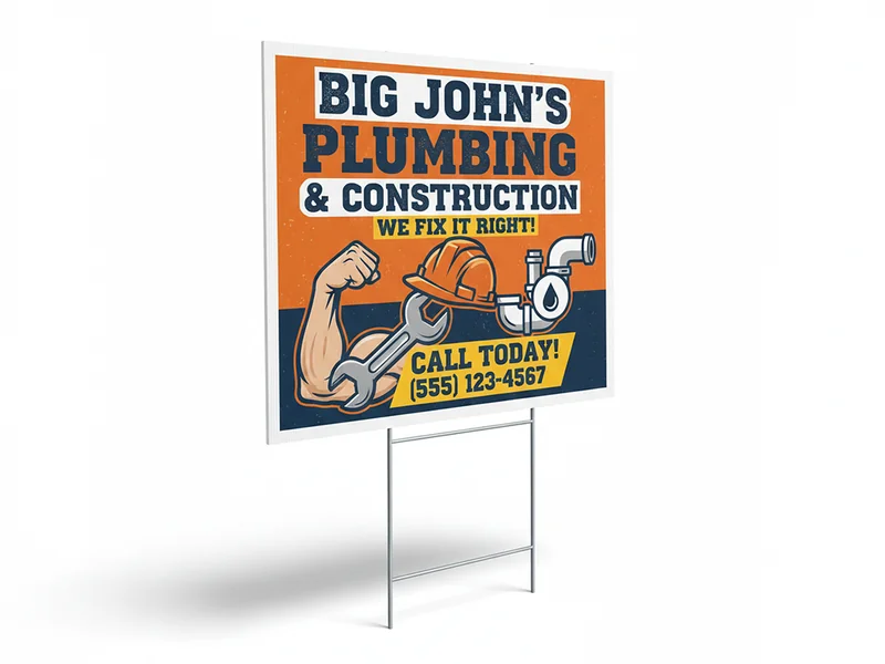 Yard Signs (One Side)