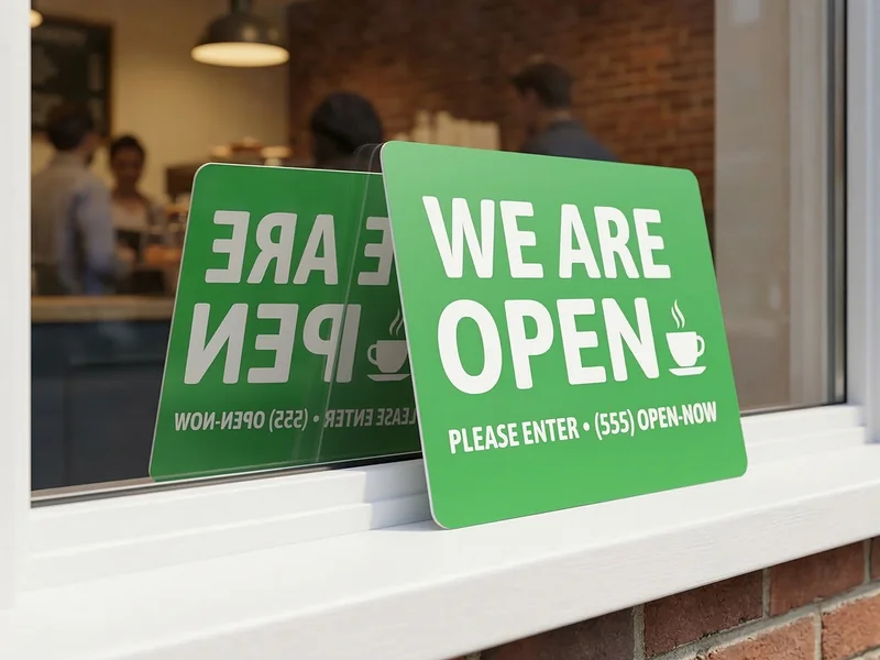 Plastic - .055 Polyethylene Signs